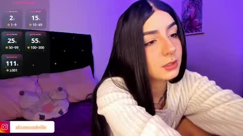 Snapshot of alicewoodville chatting on 15, 12, 2024 Alice online show from 15, 12, 2024