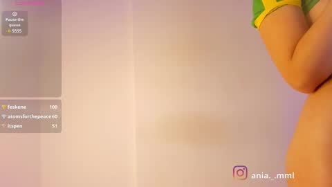 Snapshot of ania_mml chatting on 22, 2, 2025 Ania online show from 22, 2, 2025