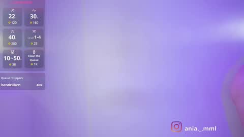 Snapshot of ania_mml chatting on 7, 3, 2025 Ania online show from 7, 3, 2025