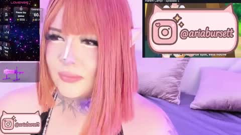 Snapshot of aria_bursett chatting on 18, 10, 2025 Aria online show from 18, 10, 2025