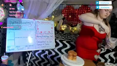 ArtsyHeartsyy online show from 15, 2, 2025