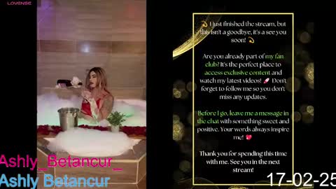 Snapshot of ashlybetancurxxx chatting on 17, 2, 2025 Ashly Betancur  online show from 17, 2, 2025