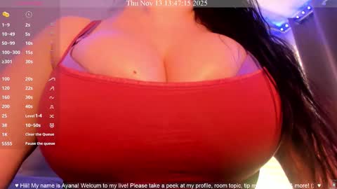 Ayana Delatorre online show from 13, 11, 2025