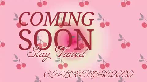ChloeeRose online show from 8, 7, 2026