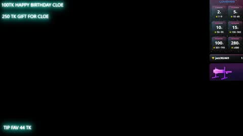 cloe_25 online show from 5, 12, 2025