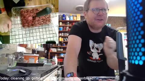 Snapshot of cookieliquor chatting on 4, 1, 2025 Cookie - I do cooking streams occasionally. Next stream  online show from 4, 1, 2025