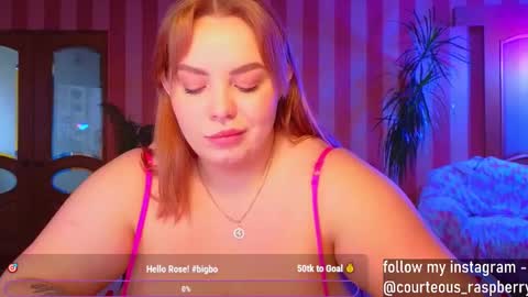 Snapshot of courteous_raspberrrry chatting on 9, 12, 2024 Rose Roys my online show from 9, 12, 2024