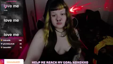 Snapshot of destroyall420 chatting on 17, 1, 2026 Lola Bdsm and fries online show from 17, 1, 2026