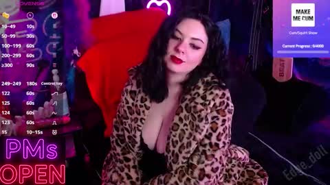 Edge Doll online show from 5, 12, 2025