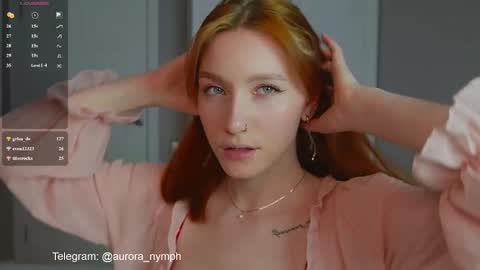 Aurora   My Tg channel aurora nymph online show from 24, 2, 2026