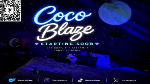 CoCo Blaze online show from 6, 7, 2026