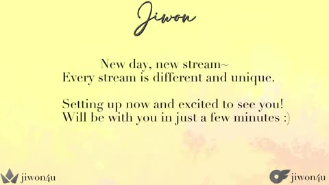 Jiwon online show from 9, 1, 2025