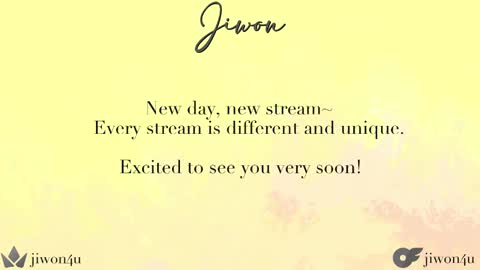 Jiwon online show from 5, 10, 2025