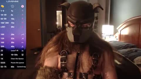 kinkywolf87 online show from 30, 12, 2024