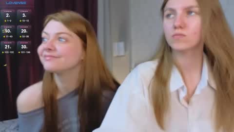 Snapshot of lisanelsona chatting on 12, 3, 2025 Hello our names are Kate and Alice this is our first day here. online show from 12, 3, 2025