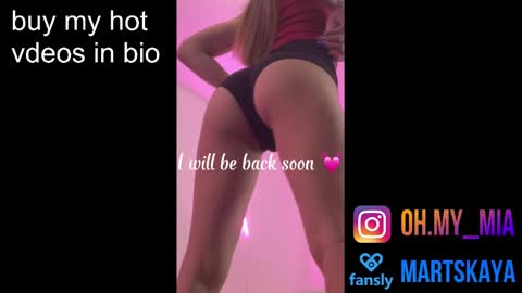 Mia Martskaya online show from 17, 1, 2025