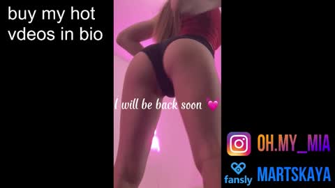 Mia Martskaya online show from 13, 10, 2025