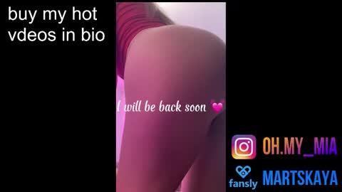 Mia Martskaya online show from 19, 1, 2026