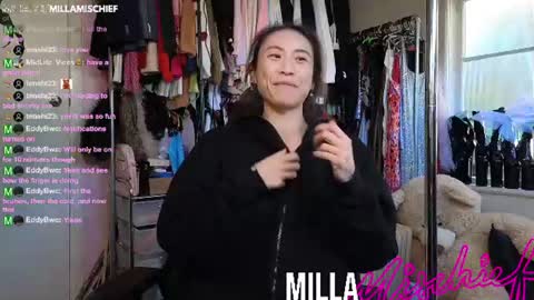 Snapshot of millamischief chatting on 12, 7, 2026 Milla Mischief online show from 12, 7, 2026