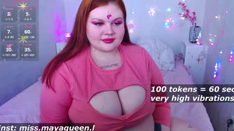 Snapshot of missmayaqueen chatting on 14, 2, 2025 Maya online show from 14, 2, 2025