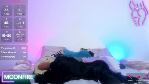 Snapshot of moonfiredance chatting on 12, 12, 2024 Nicky online show from 12, 12, 2024