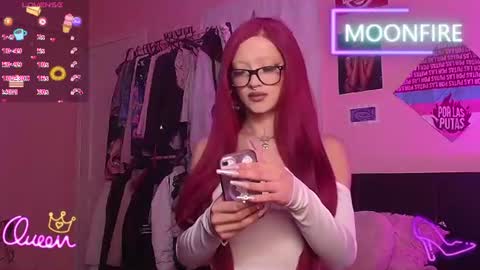 Snapshot of moonfiredance chatting on 3, 7, 2026 Nicky online show from 3, 7, 2026