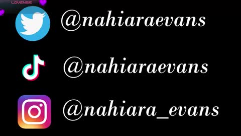 NAHIARA EVANS online show from 25, 10, 2025