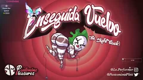 NyXxPantomime online show from 17, 11, 2025