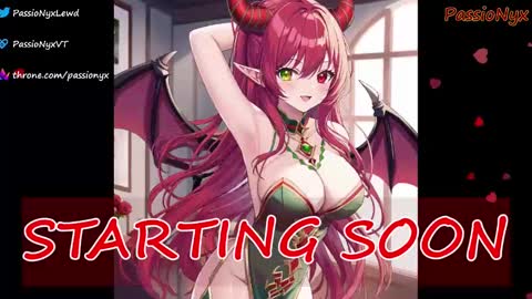 Succubus Nyx online show from 2, 3, 2025