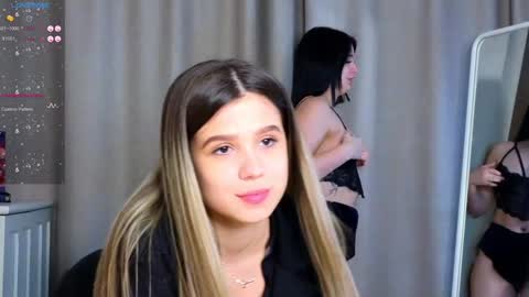 Lora black  and Lili blonde welcome you here online show from 31, 1, 2025