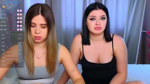 Lora black  and Lili blonde welcome you here online show from 9, 2, 2025