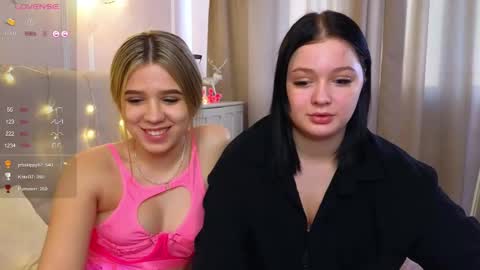 Lora black  and Lili blonde welcome you here online show from 9, 3, 2025