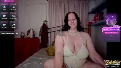 Snapshot of princesslux18 chatting on 3, 12, 2024 Lux Alot Luxi online show from 3, 12, 2024