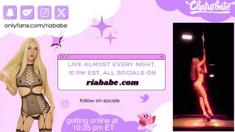 Snapshot of riababe chatting on 9, 9, 2025 ria  online show from 9, 9, 2025