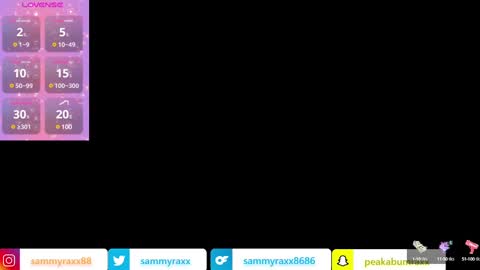 Sammy Raxx online show from 20, 12, 2024