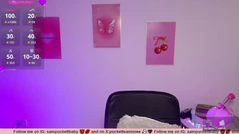 Snapshot of sampuckettbaby chatting on 2, 5, 2026 sampuckettbaby online show from 2, 5, 2026