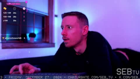 Snapshot of seb_tv chatting on 27, 12, 2024 Sebastian online show from 27, 12, 2024