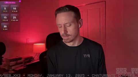 Snapshot of seb_tv chatting on 13, 1, 2025 Sebastian online show from 13, 1, 2025