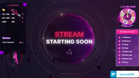 SeraLeeXXX online show from 19, 10, 2025