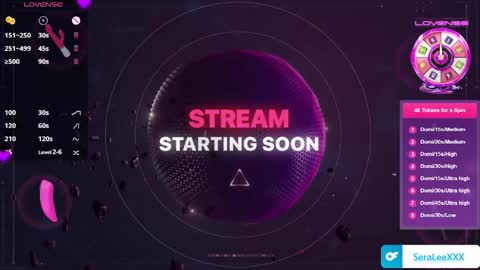 SeraLeeXXX online show from 19, 5, 2026