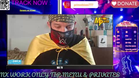 BISEXPRINCE777 online show from 25, 3, 2026