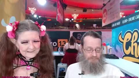 Sexy Sandra    and Sir Christopher online show from 17, 1, 2025