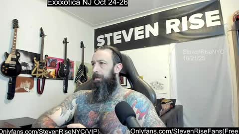 StevenRiseNYC online show from 21, 10, 2025