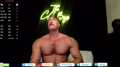 Snapshot of theccboysxxx chatting on 11, 10, 2025 The CC Boys Travis Connor Paul Codi online show from 11, 10, 2025