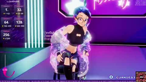 Snapshot of vexruby chatting on 30, 11, 2025 Vex Ruby online show from 30, 11, 2025