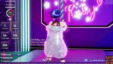 Snapshot of vexruby chatting on 1, 2, 2026 Vex Ruby online show from 1, 2, 2026