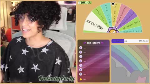 Snapshot of violentlycurly chatting on 14, 1, 2026 Curly the Coin Operated Toy online show from 14, 1, 2026