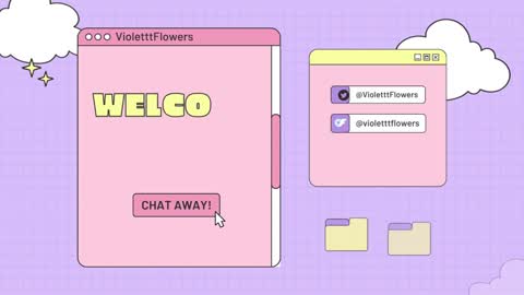 Violet Flowers online show from 11, 1, 2025