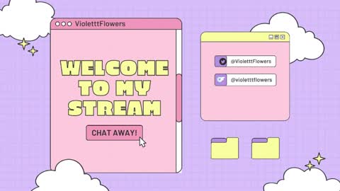 Violet Flowers online show from 21, 3, 2026