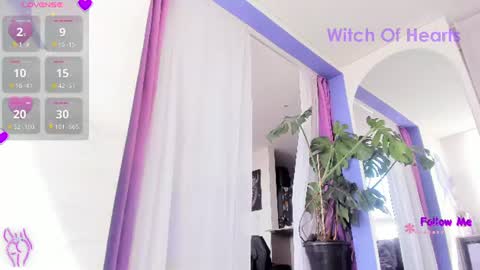 Snapshot of witchofhearts chatting on 27, 6, 2026 Luna Violeta A r t i s t online show from 27, 6, 2026